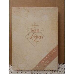 Vintage Hallmark Stationery Lots Of Letters 26 Plain Sheets 13 Envelopes